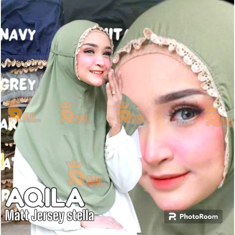 Bergo instan kerut renda tali - jilbab renda tali viral - bergo maryam kerut oval termurah - kerudun