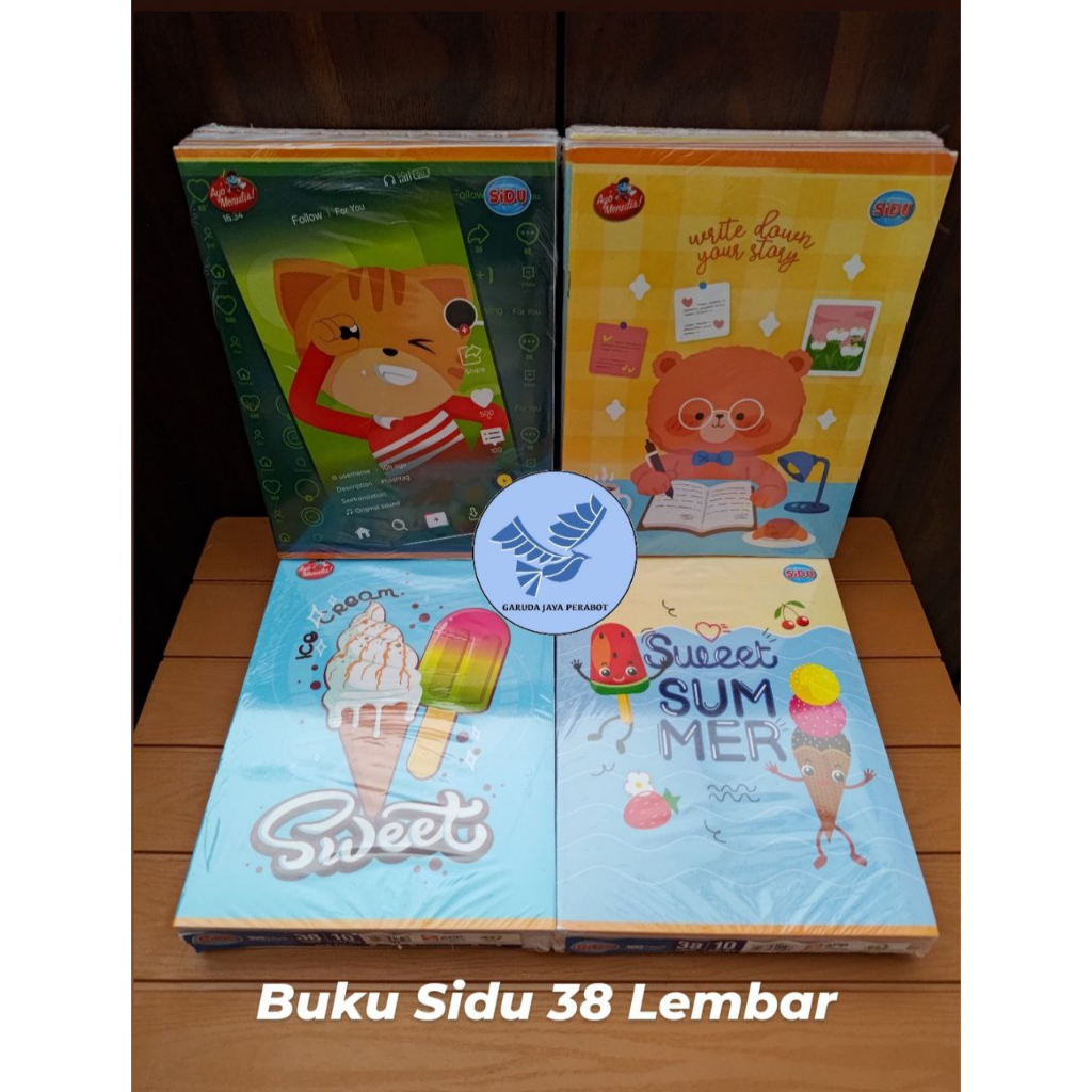 

(1pak) Buku Tulis Sidu 38 Lembar