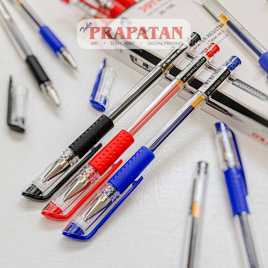 

Joyko JK-100 Gel Pen 0.5mm | Pena Jel | Pulpen