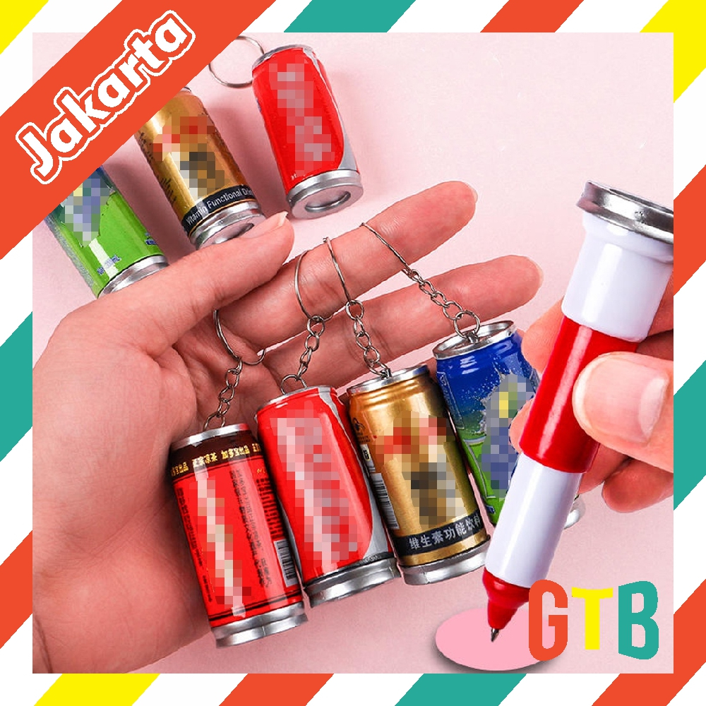 ❤️GTB❤️ Pulpen Botol Minuman Pena Gantungan Kunci Key Chain S054