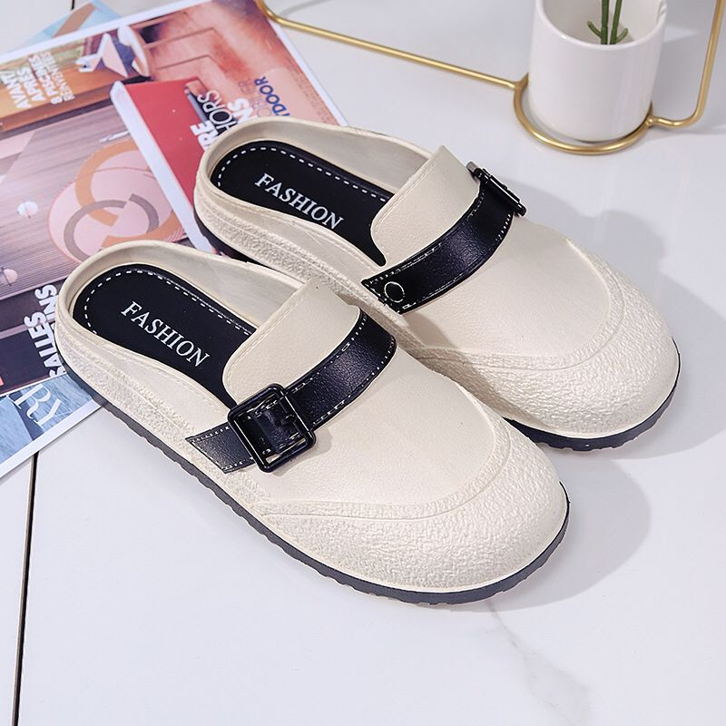 GROSIRTAS TG1745 Sandal Slip On Wanita Import Kait Samping/ Mules Shoes Fashion