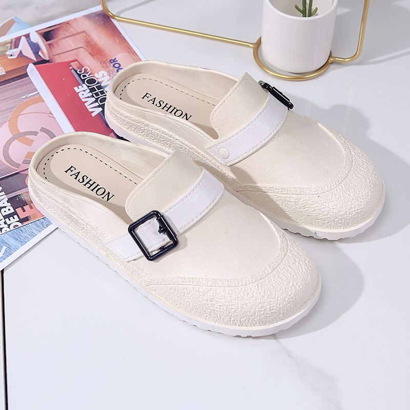 GROSIRTAS TG1745 Sandal Slip On Wanita Import Kait Samping/ Mules Shoes Fashion