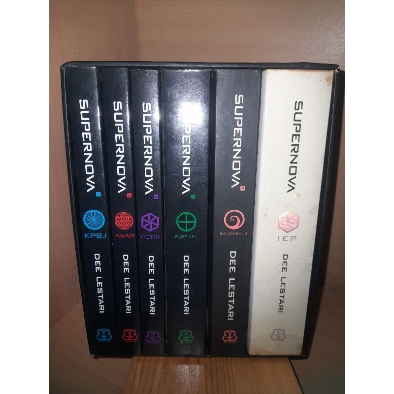[Original] Box set | Novel Supernova - Dee Lestari (Preloved)
