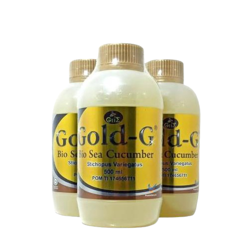 Gold G 500 ML Dan 320 ML Gamat Emas Bio Sea Cucumber Original 100%