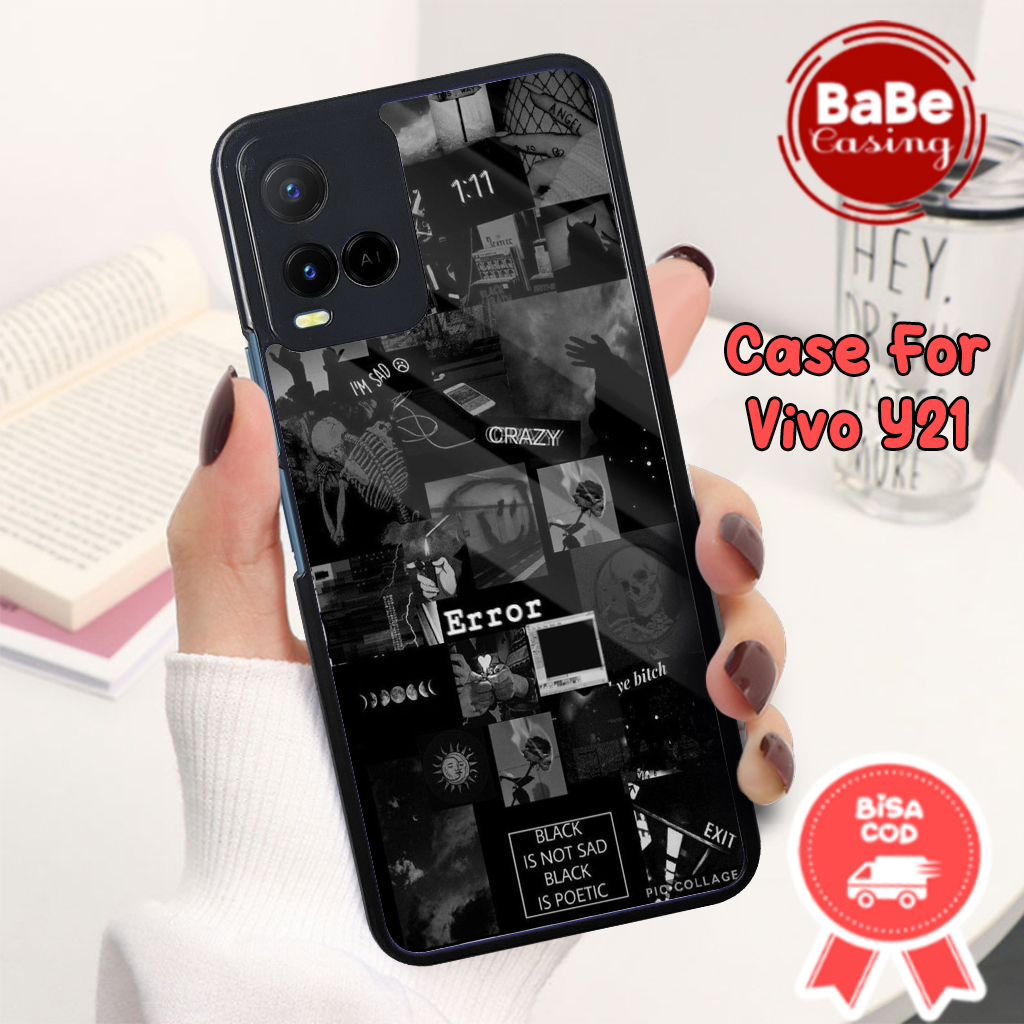 Case Vivo Y21 Casing Aestheblck Case Hp Kondom Hp Case Aesthetic Case Anime Pelindung Hp Vivo Case K