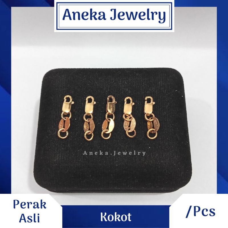 Kokot Lobster, Perak 925, Lapis Emas Rosegold