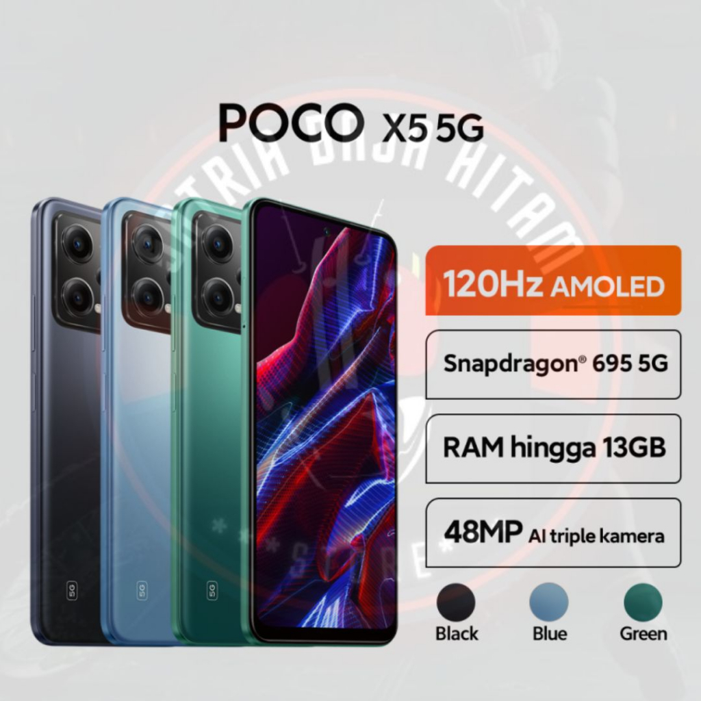 Xiaomi Poco X5 5G 6/128GB 8/256GB-Garansi Resmi