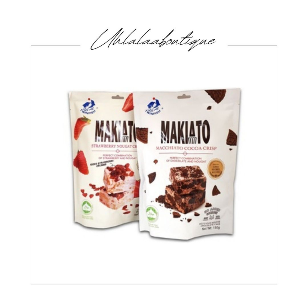 

twinfish makito strawberry chocolate nougat crispy
