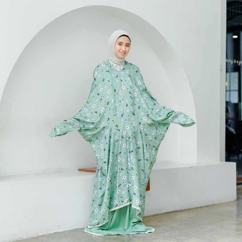 MUKENA DEWASA TUNIK 2 IN 1 RAYON ATAS BAWAH BERLENGAN