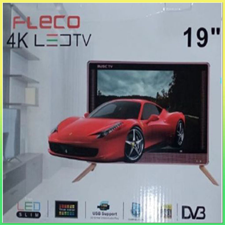PROMO TV FLECO LED TV 19 INCH GAMBAR HD SUPPORT COLOKAN USB HDMI VGA/TV DIGITAL