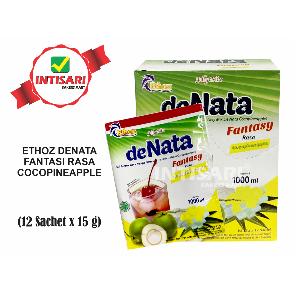 

ETHOZ DE NATA FANTASY RASA COCOPINEAPPLE 12 SACHET x 15 G