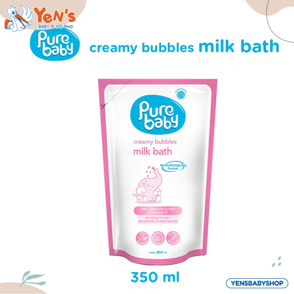 Pure Baby Creamy Bubbles Milk Bath Refill