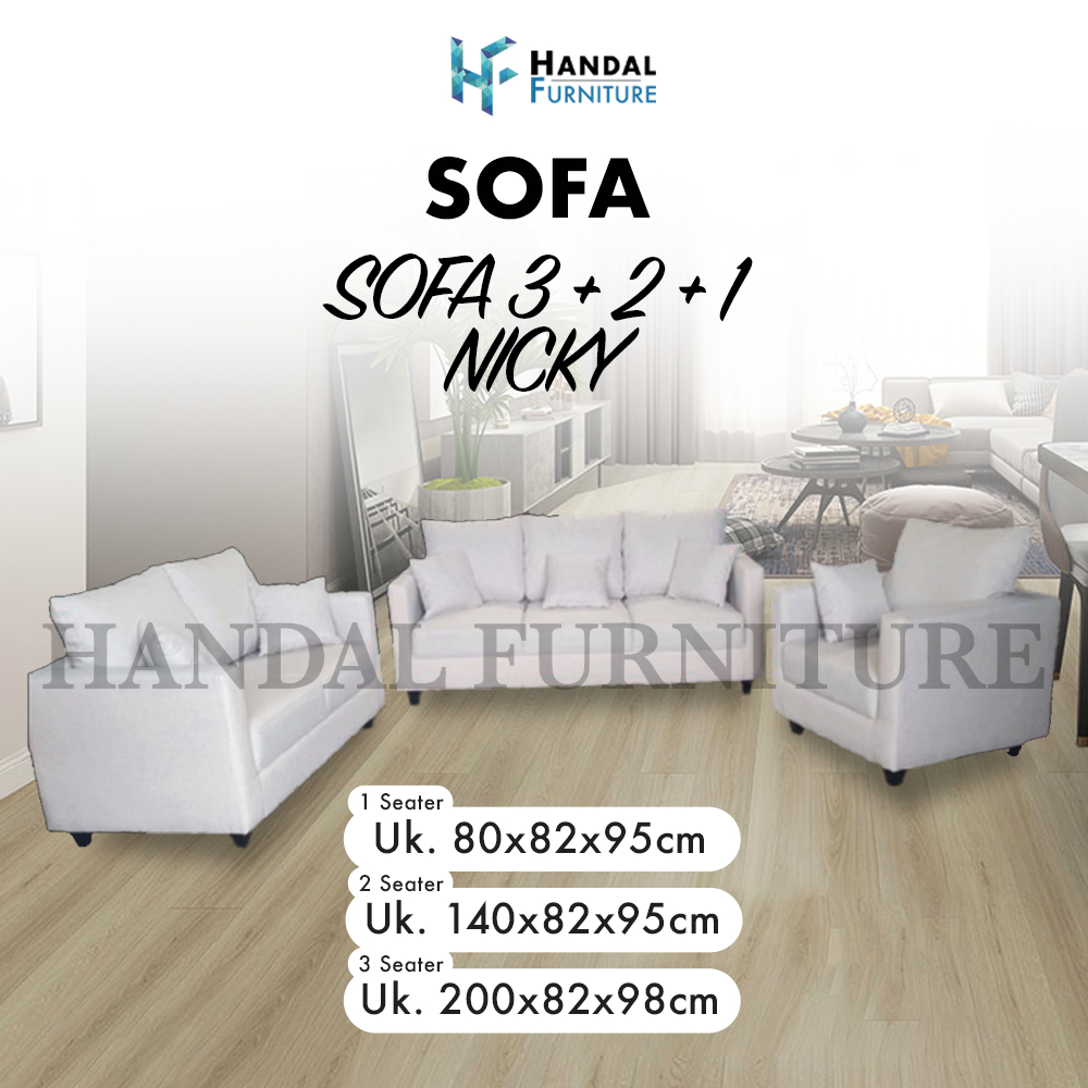 PROMO SOFA 321 NICKY/VANZA