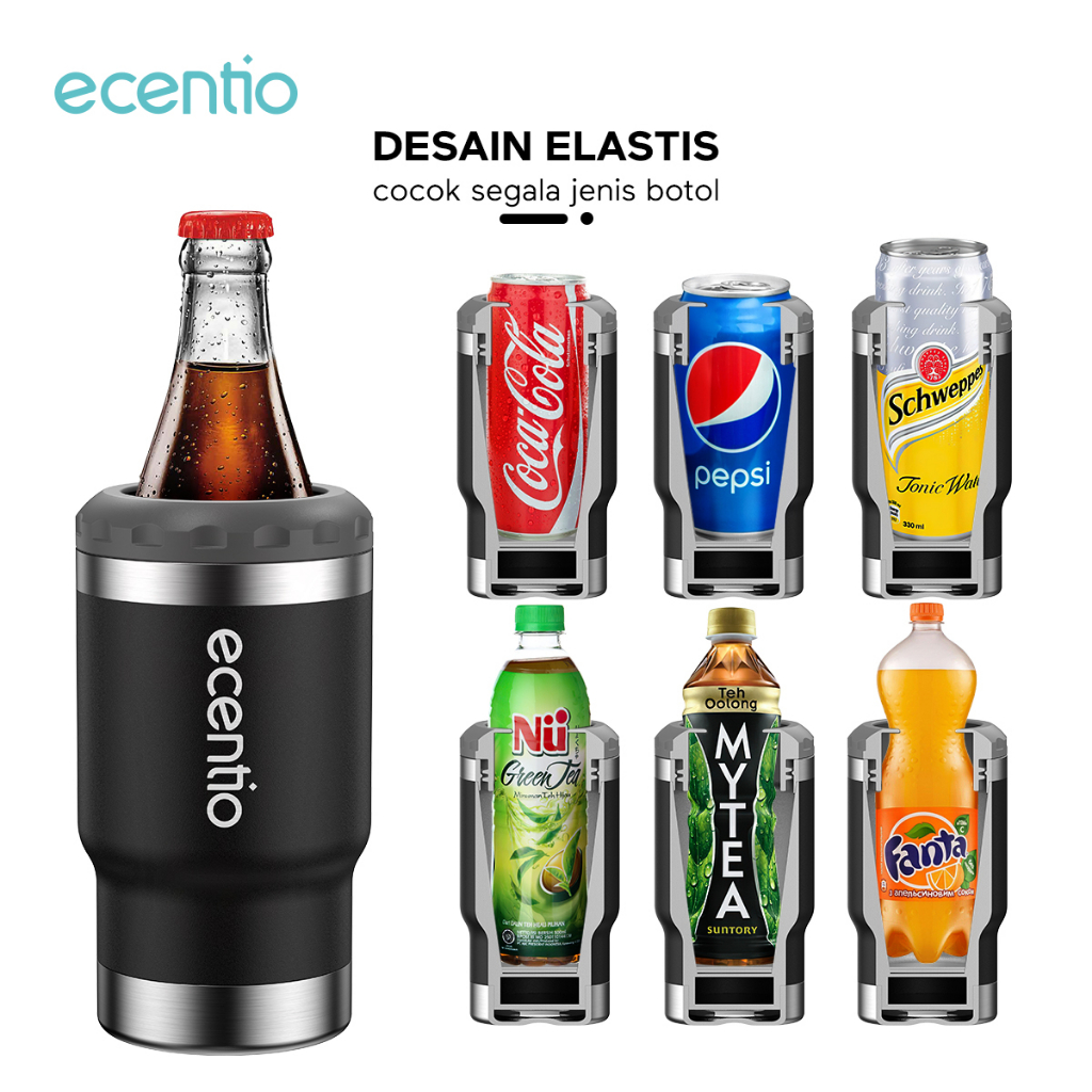 ecentio Tumbler jumbo mug 350ml/Termos Cup Mug Gelas Thermos Tumbler Jumbo Hot &amp; Cold Water Stainless Steel / Thermos Mobil / Thermos Travel