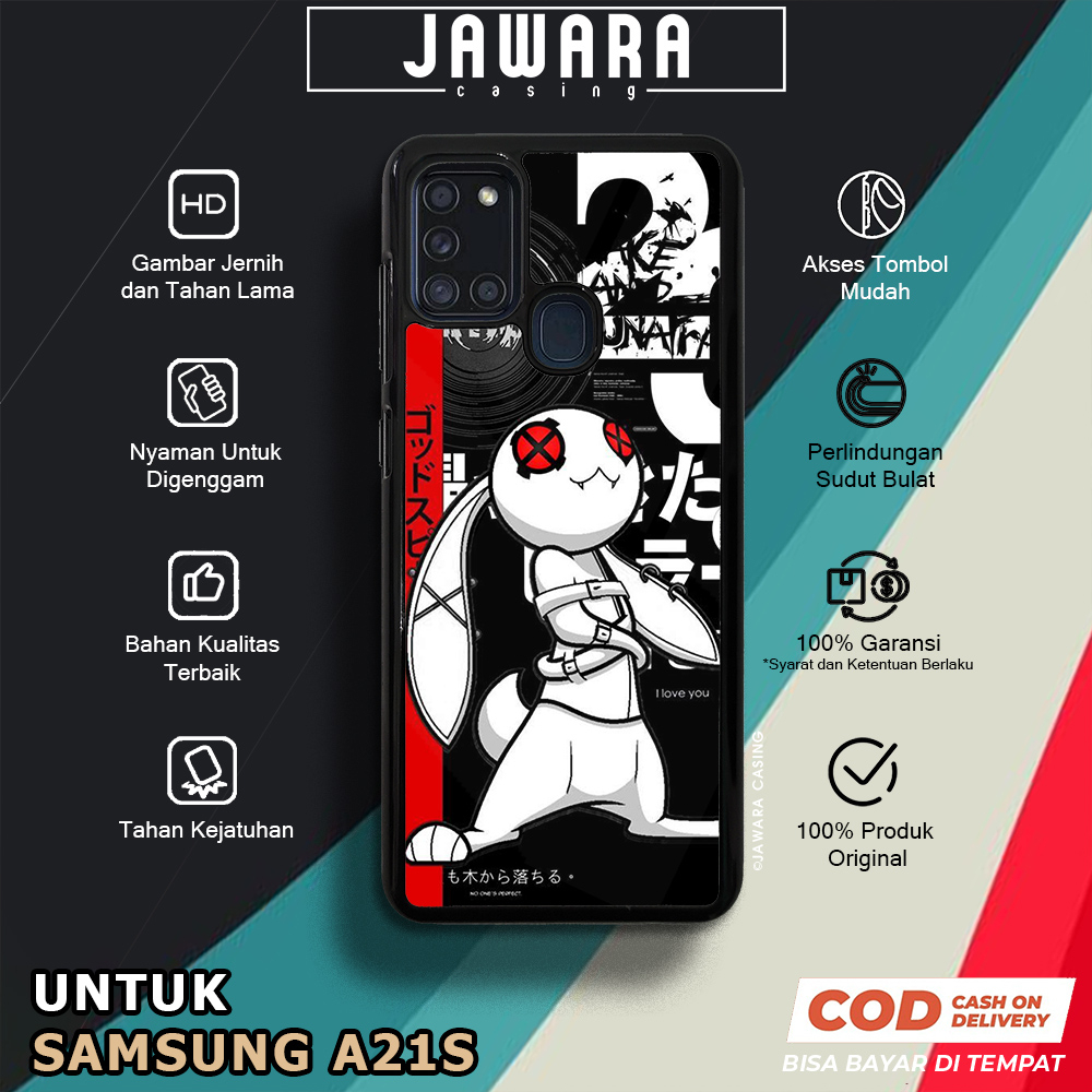 Case Samsung A21S Casing Samsung A21S Jawara Casing [CYBR] Case Glossy Case Aesthetic Custom Case An