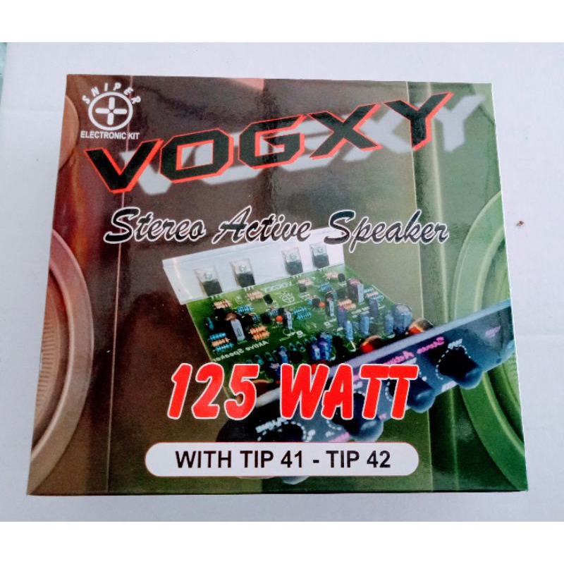 Kit Speaker Aktif Stereo 125 Watt Transistor TIP 41 & TIP 42 Sniper