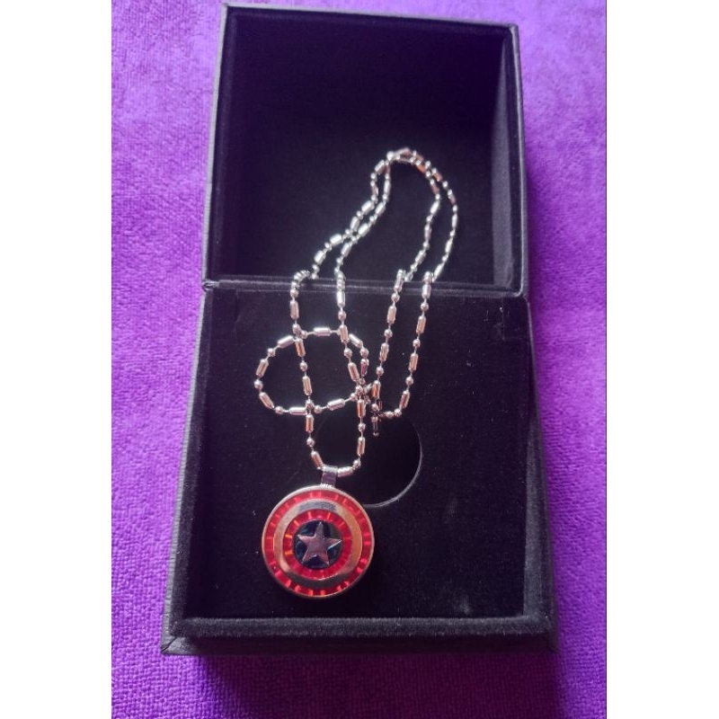 kalung marvel captain america preloved original mci mgi