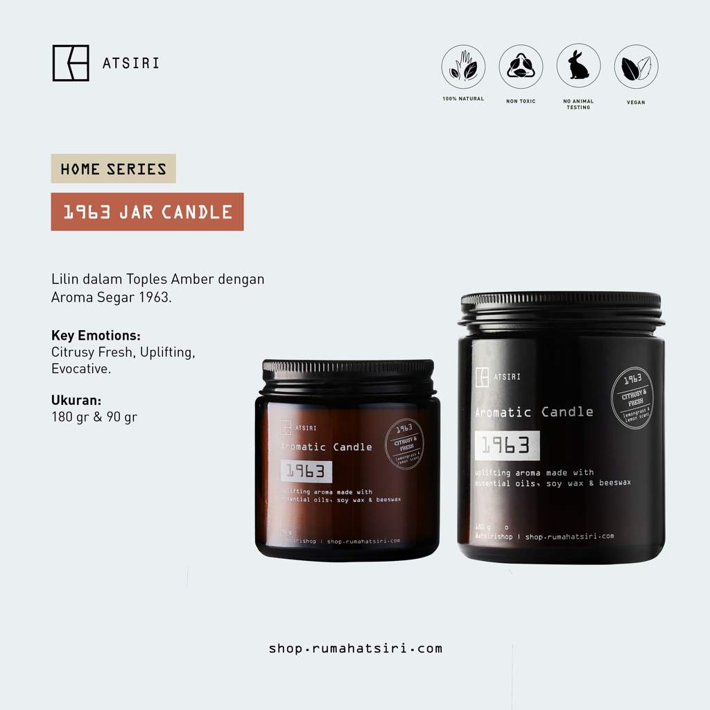 Jar Candle 1963 - Rumah Atsiri