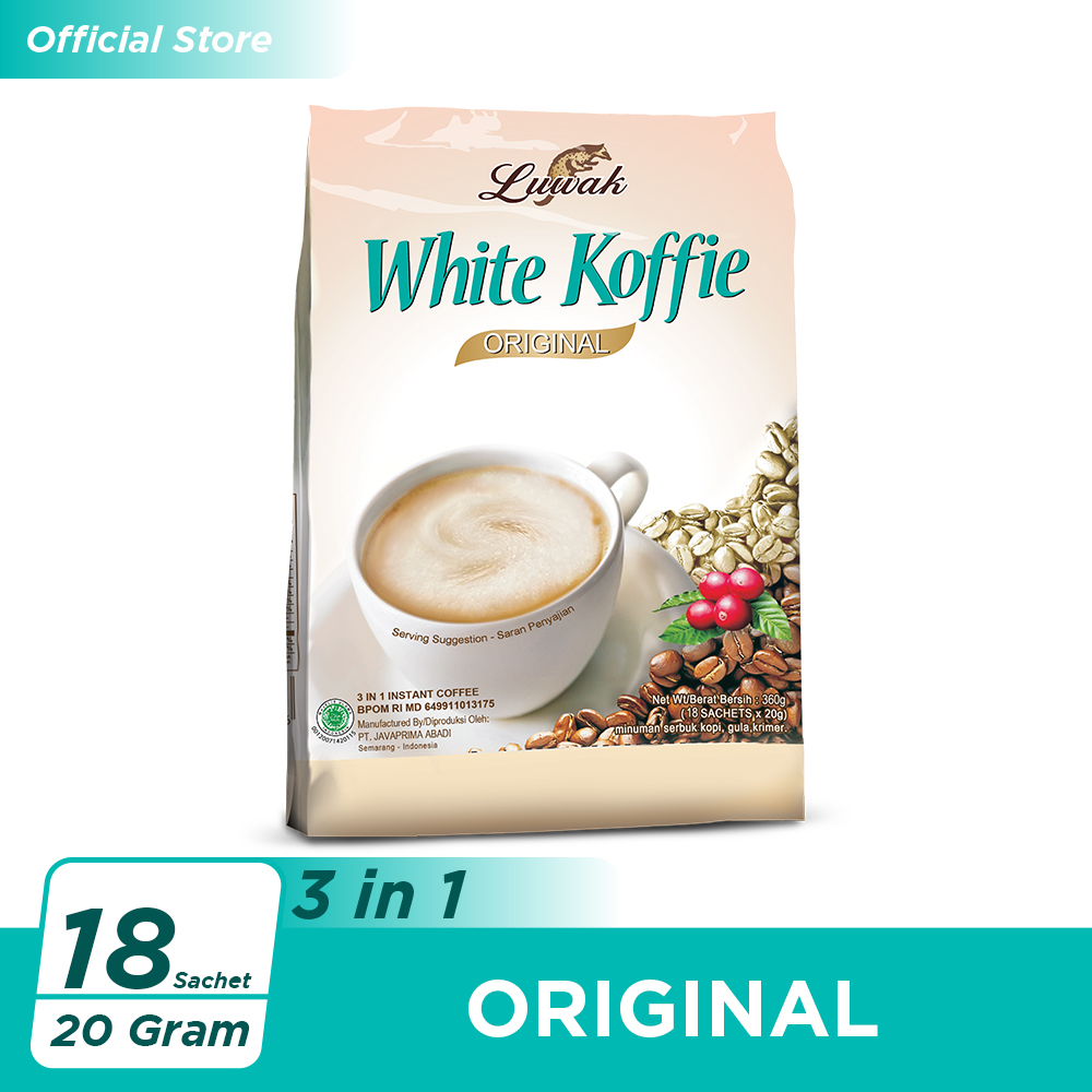 Kopi Luwak White Koffie Original Bag 18x20gr