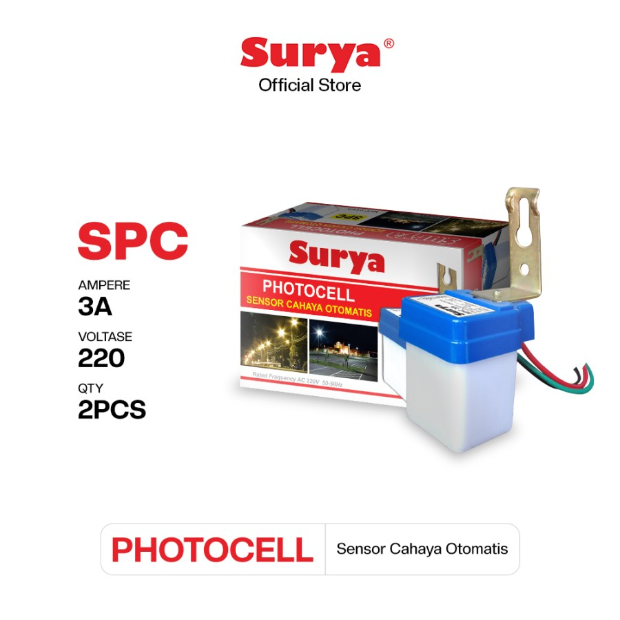 Surya Photocell 3A SPC / Sensor Cahaya Otomatis 3A