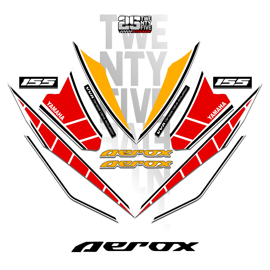 STRIPING AEROX 155/STIKER AEROX/STICKER AEROX/STRIPING AEROX ANIVERSARY/STIKER AEROX NVX/STRIKER AER