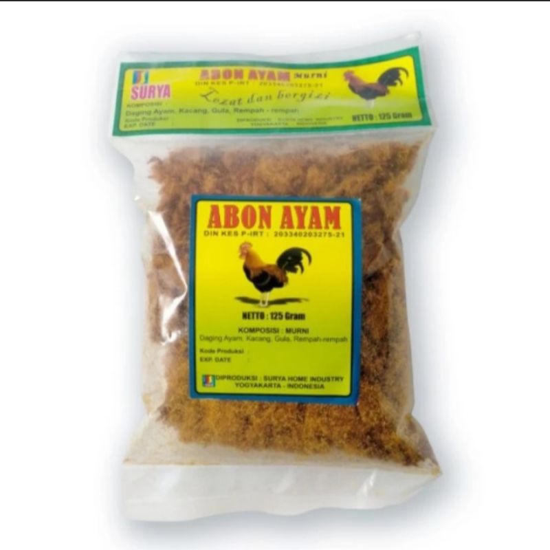 

Abon Ayam Kemasan 125gr Halal