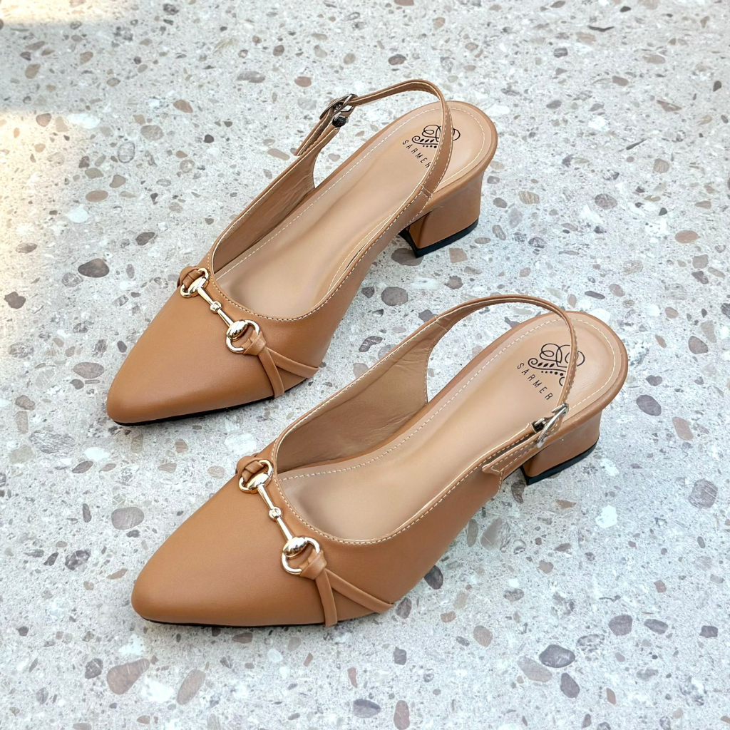 SARMER - JOWEY HEELS MOCCA 5CM