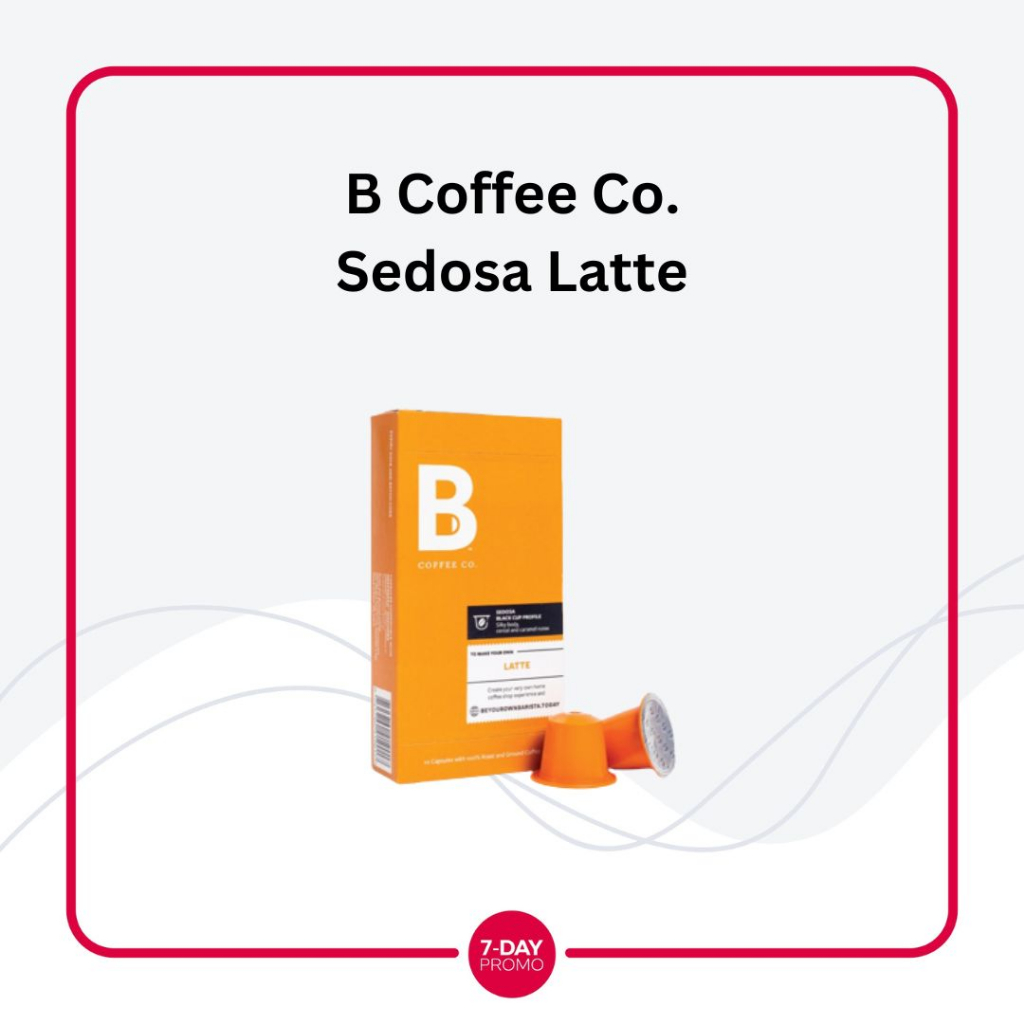 B Coffee Co. Nespresso Compatible Capsules Kopi Kapsul Sedosa