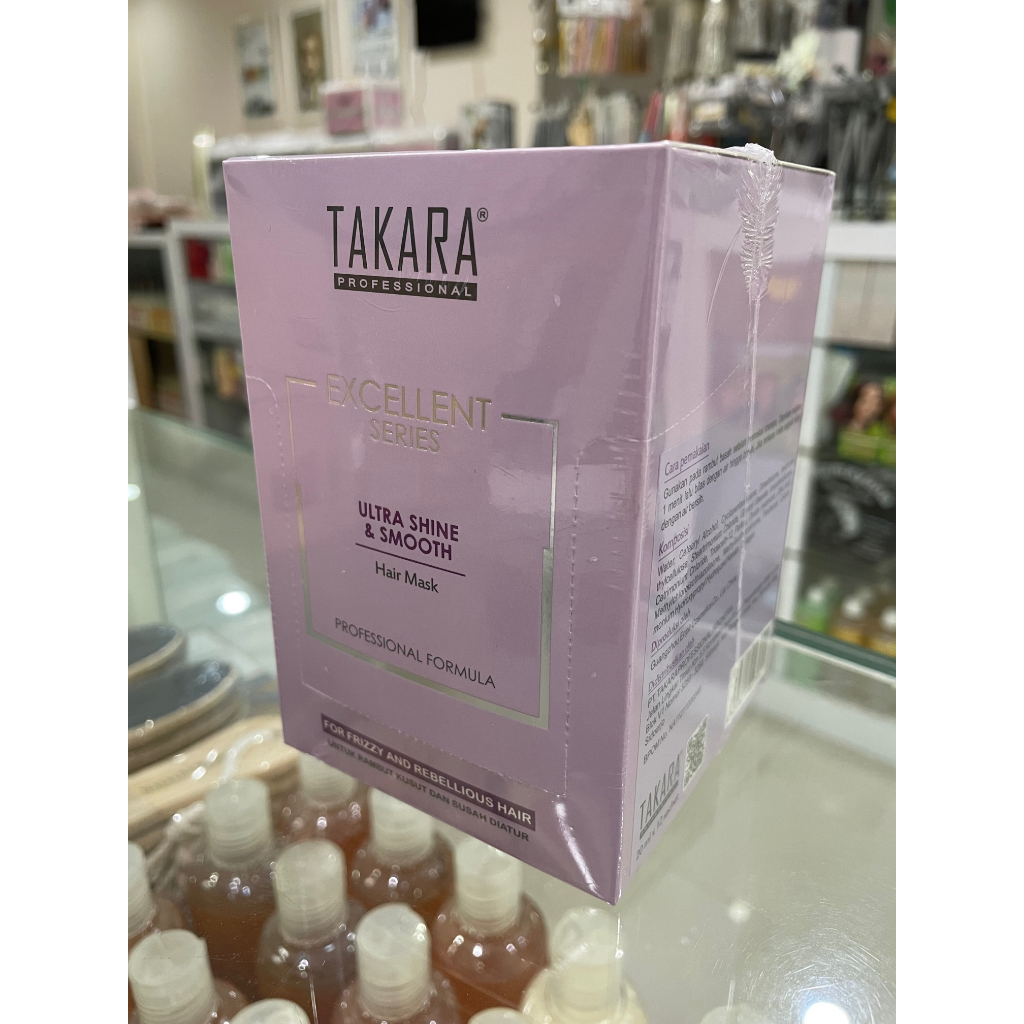 Takara Excellent Ultra Shine &amp; Smooth Hair Mask 20ml x 12 Sachet