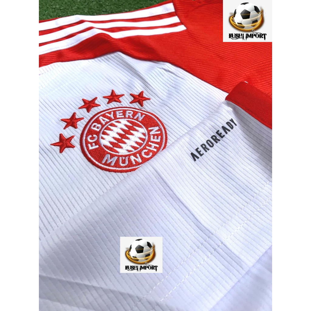 Jersey Baju Bola Munchen Home Full Patch 2023 2024 Grade Ori