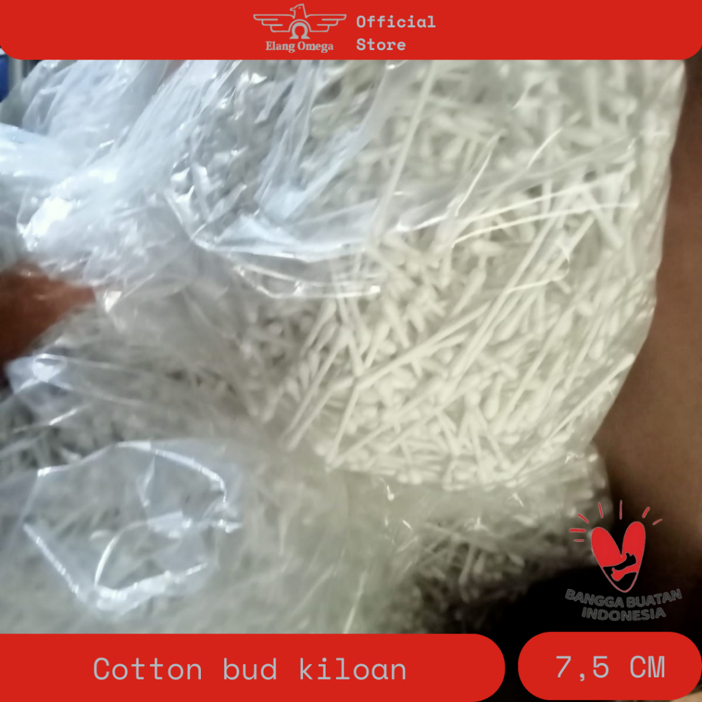 JHN01 cotton bud kiloan curah 1 kg kurang lebih 4750 pcs cotton bud dewasa