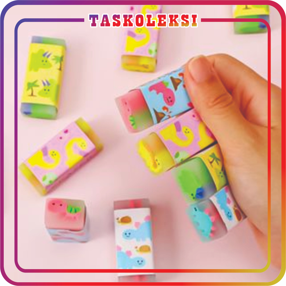 ☛TK☚ Penghapus Karet Lucu / Eraser Cute Dino S071