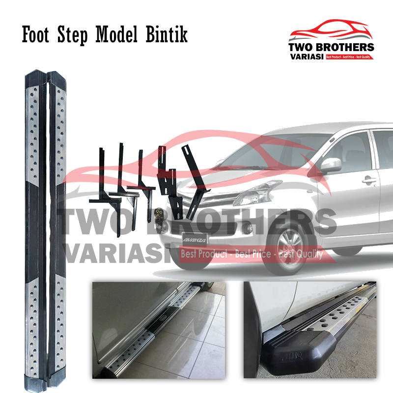 Foot Step Model Bintik Hitam