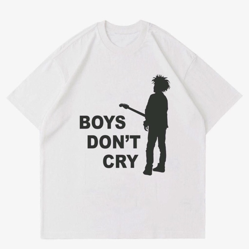 KAOS BAND THE CURE - BOYS DONT CRY | T-SHIRT BAND THE CURE OVERSIZE | BAJU BAND THE CURE BOYS DONT C