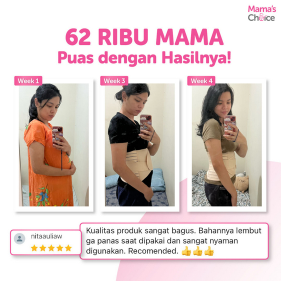 Korset Melahirkan | Postpartum Adjustable Corset Mama's Choice (Korset Ibu Melahirkan/Gurita Ibu Melahirkan setelah Cesar))