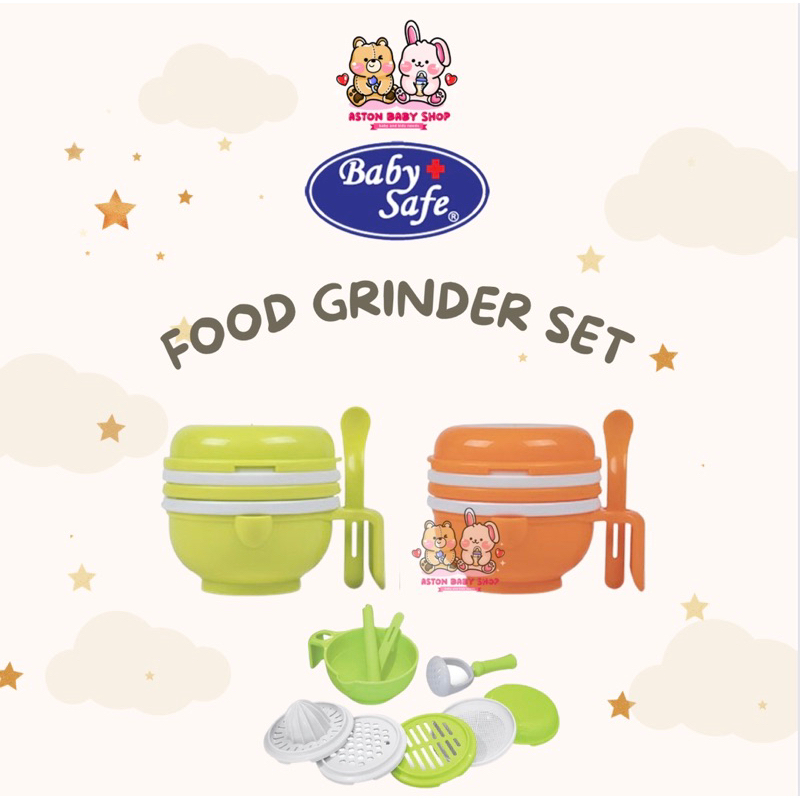 Baby safe Multi food grinding set Penghalus Mpasi Penumbuk Penyaring