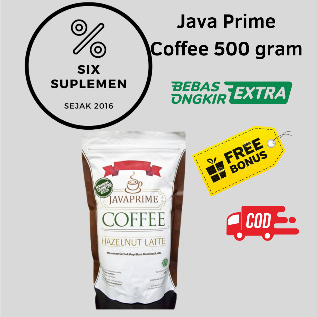 (Bonus Shaker min 2) JavaPrime Coffee Bag 500 grams Java Prime Kopi Diet Fat Burner (Sak)