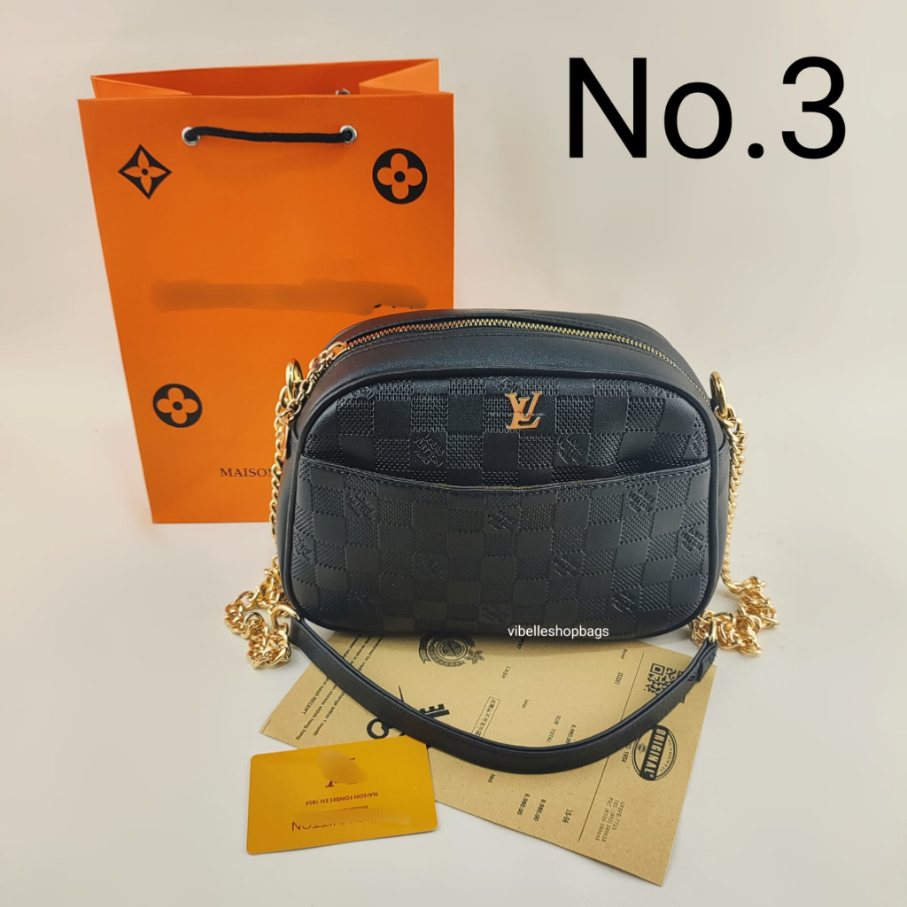 Tas Selempang Wanita mdb208 Import Oval Bulat Sling Bag Terbaru Kekinian Undangan Pesta Kondangan - Nuber Sling Bag - Tas Wanita Les Keyna Mini Satchel - Tas Selempang Cewek Import Kekinian Korea Tali Rantai - Ondelio SlingBag 0520