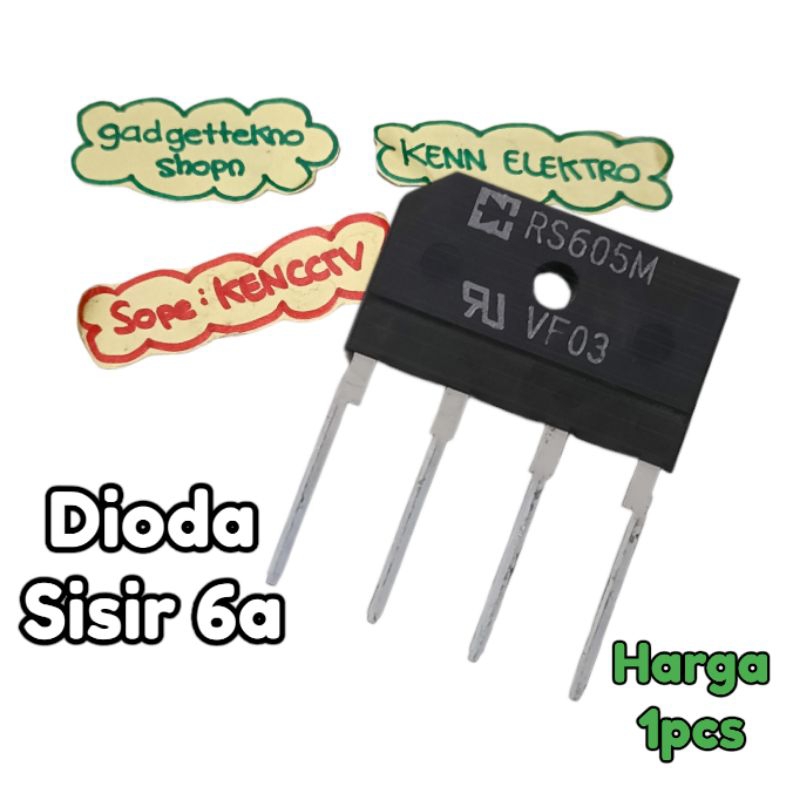 dioda sisir 6a original super