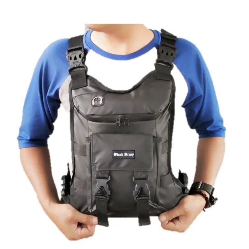 tas dada pria waterproof anti air terbaru original premium tas rompi pria terbaru tactical MNR2