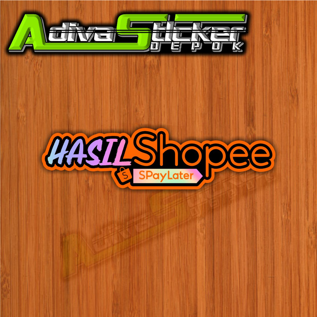 stiker shoppee pay later sticker shoppeepaylater