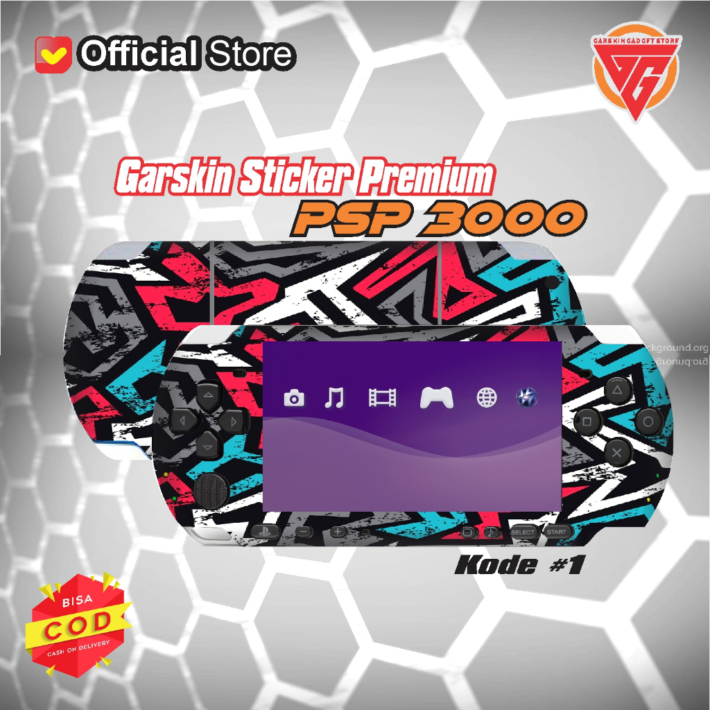 Garskin Skin PSP 3000 Sticker Premium PSP 3000