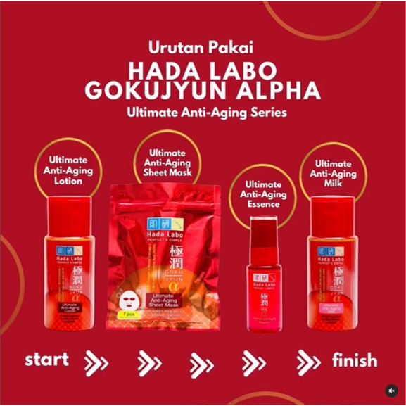 [BPOM] Hada Labo Gokujyun Alpha Milk 100ml / Hadalabo Alfa Milk / MY MOM