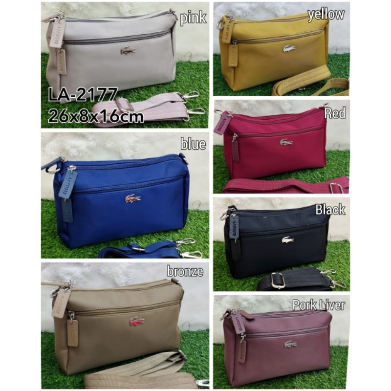 2177 selempang 3 ruang, slingbag parasut