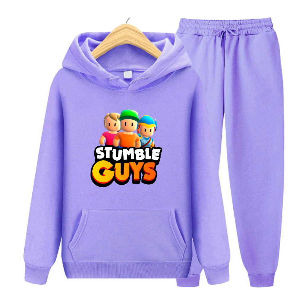 FenishaStore Stumble Guys Sweater Hoodie Anak Usia 4-13 Tahun ( Atasan &amp; SET Hoodie ) Bisa Bayar Ditempat COD