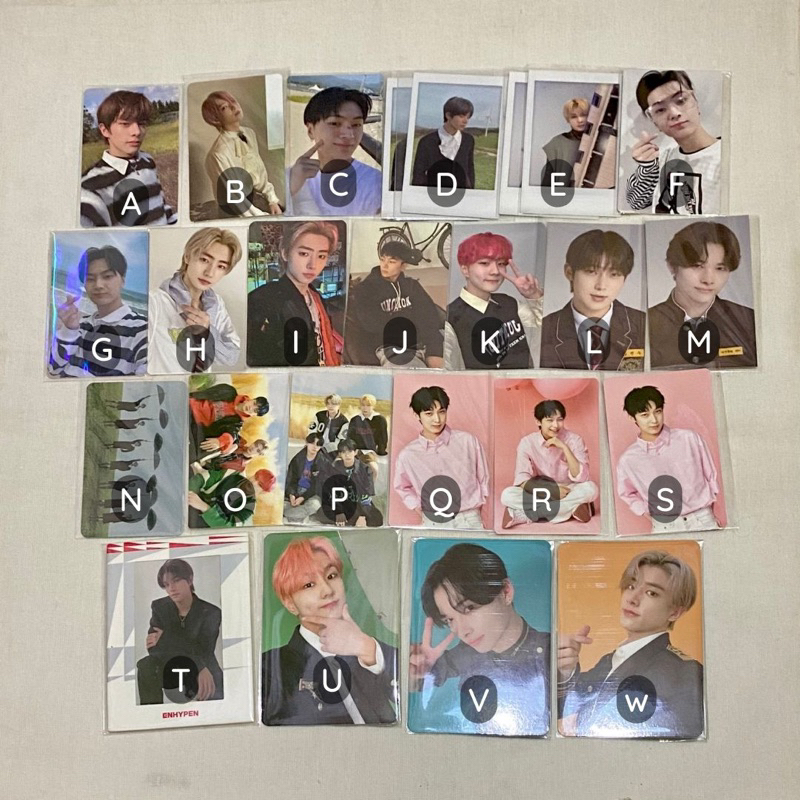 [Ready] PHOTOCARD Enhypen 2nd Enniversary Binder Membership kit Jungwon Heeseung Jay Jake Sunghoon S