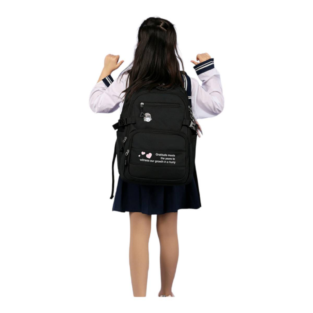 Tas Ransel Anak Perempuan ALOVER IMPORT Tas Backpack Secolah Anak SD SMP SMA Tas Punggung Tas Laptop