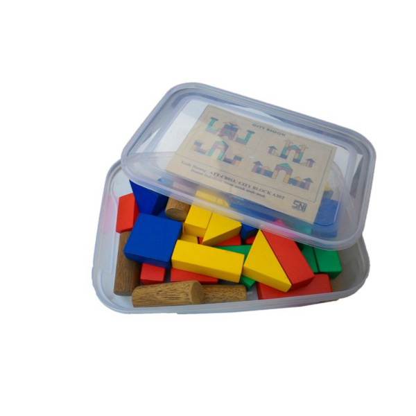 

Dijual Mainan Edukatif Edukasi Anak Balok Bangun Kayu City Block MDF 30 pcs Murah