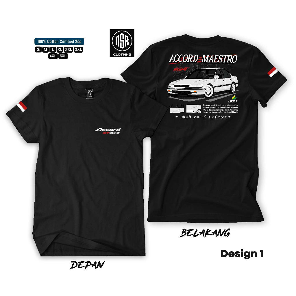 T-shirt Honda Accord maestro/kaos honda accord/baju honda accord