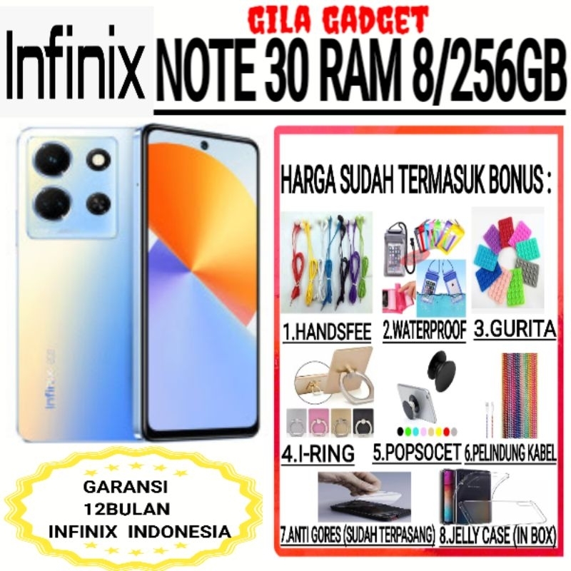 INFINIX NOTE 30 RAM 8/256GB GARANSI RESMI